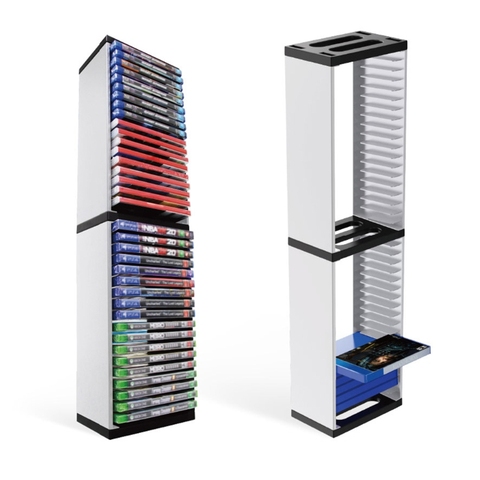 Host Game Disk Tower Storage Rack Store 36 Game Discs For PS4 PS5 Switch XboxOne WXTB ► Photo 1/6