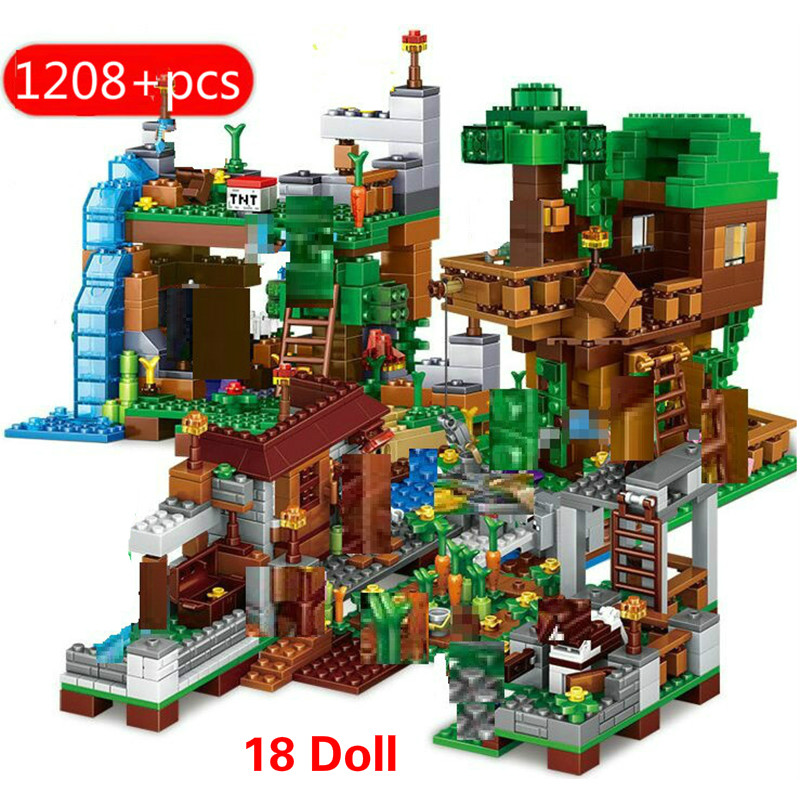 18pcs Building Blocks For Legoinglys Minecraftinglys Village Warhorse City Tree House Waterfall Educational Toys For Children Price History Review Aliexpress Seller Duoduo Toy Store Alitools Io