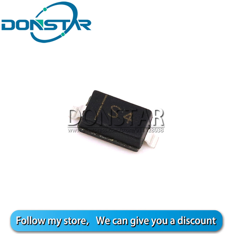 100PCS 1N5819W S4 SOD123 1206 1N5819 s4 SOD-123 SMD schottky barrier diode ► Photo 1/5