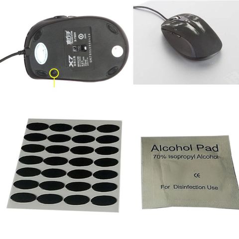 28Pcs 0.6mm 11.6x4.8mm DIY Mouse Feet Mouse Skates For A4tech X7 X-760 Mouse ► Photo 1/5