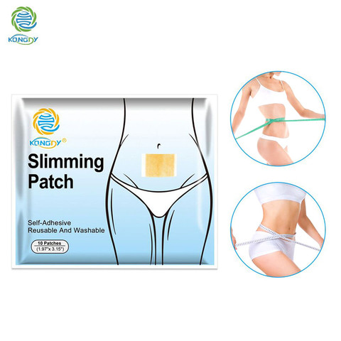 KONGDY Natural Slimming Stick 100 Pieces=10 Bags Slimming Navel Sticker Slim Patch Weight Loss Burning Anti Cellulite Fat Patch ► Photo 1/6