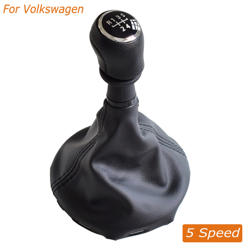 For Volkswagen VW Transporter T5 T5.1 Gp 2003-2011 T6 Car Gear Shift Knob Shifter Lever Leather Gaiter Boot Cover Collar ► Photo 1/6