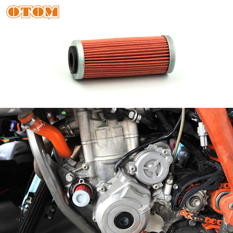 OTOM 2Pcs For KTM Oil Filter Cleaner Motorcycle Engine Oil Machine Filters For HUSQVARNA HUSABERG FC FE SXF XCW EXCF 250 350 450 ► Photo 1/6