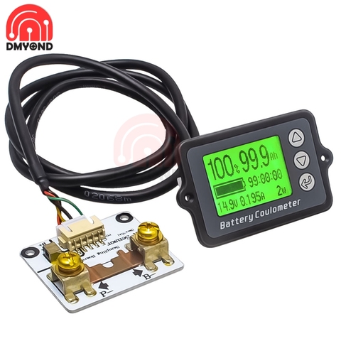 TK15 DC8-80V 50A 100A 350A Coulomb Counter Meter Battery Capacity Tester Coulometer Lithium Battery Indicator LiFePo Detector ► Photo 1/6