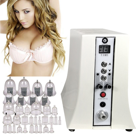Eletric Vacuum Therapy Massager With Cups For Breast Augmentation & Buttcock Enlargement &Scraping Slimming, Chest Massager ► Photo 1/6