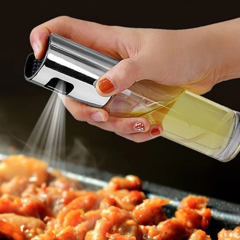 Kitchen Stainless Steel Oil Sprayer Bottle BBQ Sprayer Oil Dispenser Oil Pot Leak-proof Grill Fuel Injection Bottle BBQ Cookware ► Photo 1/6