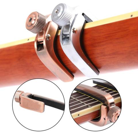 Alice A007J Adjustable Roller Metal Guitar Capo Clamp For Acoustic Electric Guitar Gold/Copper/Bronze ► Photo 1/6