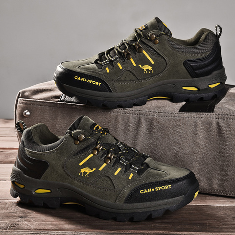 High Quality Men Hiking Shoes Autumn Winter Brand Outdoor Mens Sport Trekking Mountain Boots Waterproof Climbing Athletic Shoes ► Photo 1/6