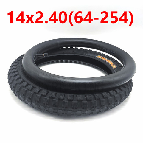 14 Inch Bicycle Tyre 14x2.4(64-254) Inner and Outer Tire for Kids Bike Children's  Bicycle Parts ► Photo 1/6