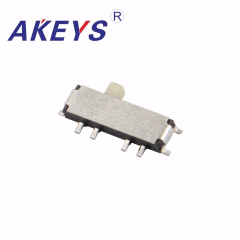 10PCS MSK-13C01 MINI slide switch 1P3T SMT SMD 8 pin mini toggle switches micro slide switches with fixed pin MSK-02 ► Photo 1/5