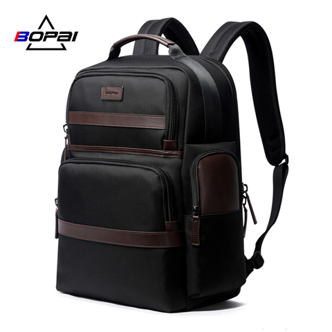 BOPAI Large Capacity Laptop Backpack Anti Theft USB Charging Fashion Men Shoulders Men Bag Travel Backpack for 15.6'' Laptop ► Photo 1/6