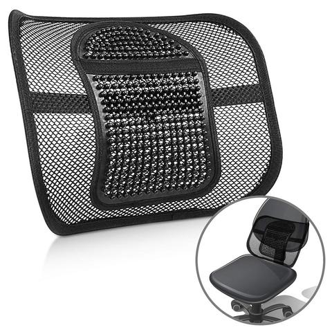 Ice Silk Mesh Car Seat Back Cushion Lumbar Waist Support Relief Office Home Pad ► Photo 1/6