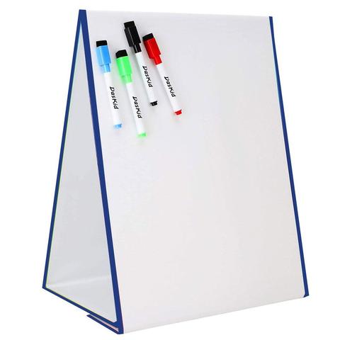 Folding Magnetic Whiteboard Triangle Self-Standing White Board Kids DIY Writing Painting Whiteboard Dry Erased Magnetic Board ► Photo 1/6