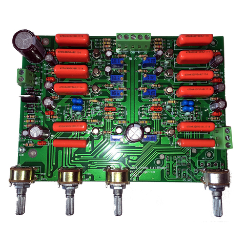 HIFI JFET 3DJ7F four tube preamp LM317 voltage regulator preamp board With midrange potentiometer AC 24C ► Photo 1/6