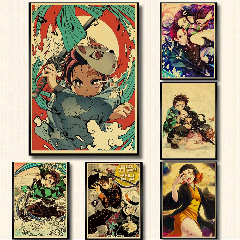 Vintage Hunter X Hunter Posters Retro Kraft Paper Anime Poster Wall Art  Decor Hd Print Wall Poster Home Room Bar Art Painting - Painting &  Calligraphy - AliExpress