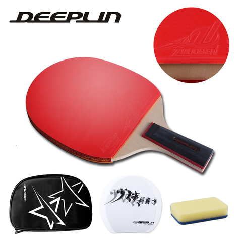 deeplin 234 Star  Table Tennis Racket Lightweight Powerful Ping Pong Paddle Bat with Good Control FL or CS hand ping pong racket ► Photo 1/6