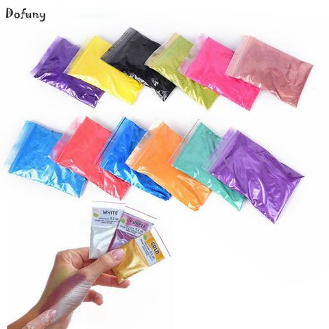 21 Colors Natural Mineral Mica Powder DIY For Soap Dye Soap Colorant makeup Eyeshadow Soap Powder ► Photo 1/5