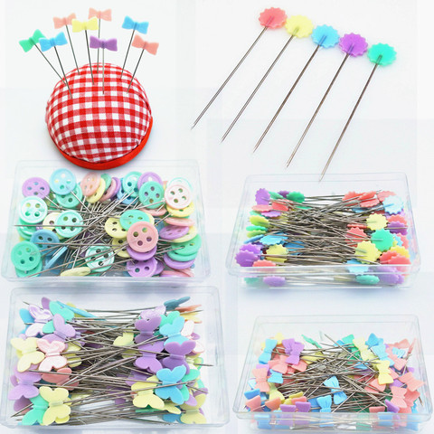 100Pcs Dressmaking Pins Embroidery Patchwork Pins Accessories Tools Sewing Needle DIY Sewing Accessories Stainless Steel 5BB5704 ► Photo 1/6