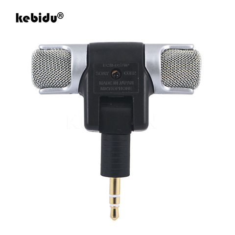 kebidumei Newest Digital Mini 3.5mm Jack Electret Condenser Stereo Clear Voice Microphone for PC for Universal Computer Laptop ► Photo 1/6