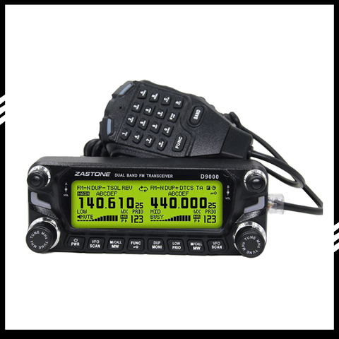 D9000 Car walkie talkie Radio Station 50W UHF/VHF 136-174/400-520MHz Two way radio Ham HF Transceiver ► Photo 1/6