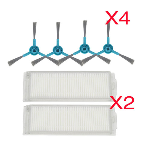 HEPA Filter side Brush Mop Pads Cloth for Cecotec Conga 3290 3490 3690 Vacuum Cleaner Spare Parts Side brush Proscenic m7 ► Photo 1/6