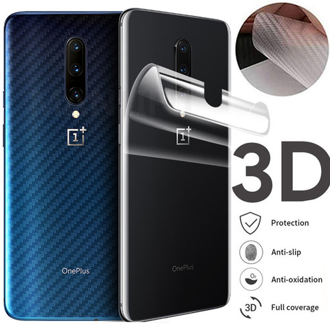 5Pcs 3D Back Carbon Fiber Film For OnePlus 7T 8 Pro 7 6T 6 5T 5 Full Cover Protective Guard Screen Protector OnePlus Nord 8 7T ► Photo 1/6