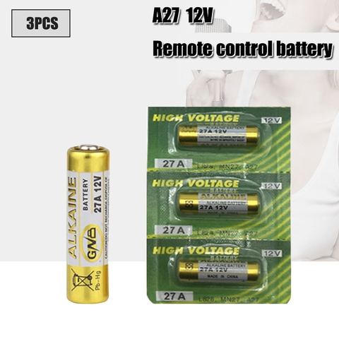 3Pcs/10Card 12V 27A Alkaline Batteries A27 L828 For Remote Car Keys Doorbell V27GA EL812 G27A MN27 MS27 ► Photo 1/6