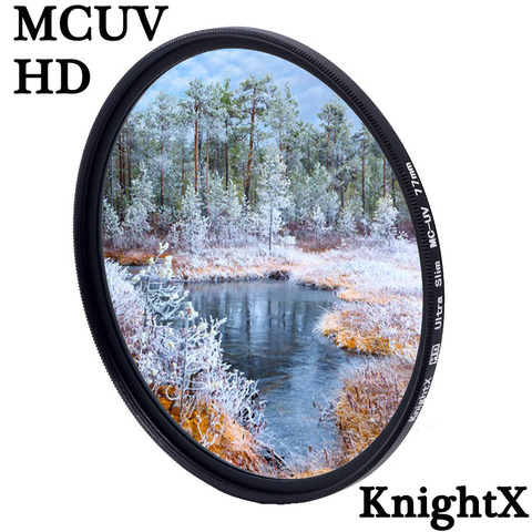 KnightX HD MCUV Filter 49mm 77mm 58 52mm UV CPL FLD Circular Kit Circular Polarizer with for Nikon Canon Pentax Sony DSLR Camera ► Photo 1/5