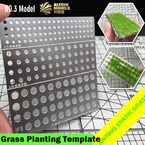 1/72 1/48 1/35 Model Scene Static Grass Planting Template Sand Table DIY Accessories Military Scenario Hobby Tool Accessory ► Photo 1/5