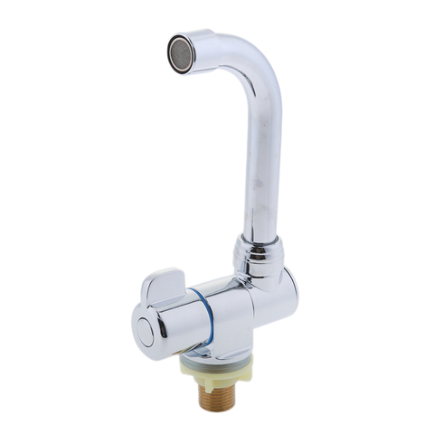 RV Marine Single Cold Tap Sink Water Kitchen 360 Degrees Swivel Spout Wash Faucet #007 ► Photo 1/6