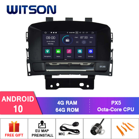 WITSON Android 10 Octa- core 4G RAM +64G ROM CAR DVD PLAYER GPS For OPEL ASTRA J car audio radio gps player audio system ► Photo 1/6