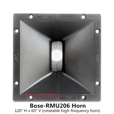 1PC Speaker Tweeter Treble Horn 120*60 RMU206 Loudspeaker Waveguide For Professional Audio Mixer Console Woofer Home Theater ► Photo 1/5