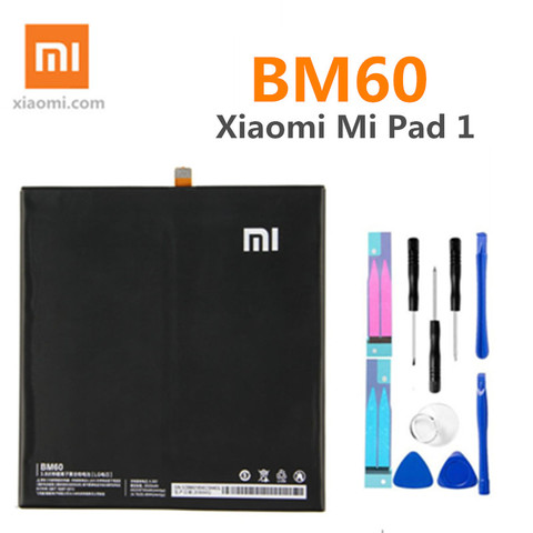 Xiaom Original  BM60 Tablet Battery for Xiaomi Mi Pad 1 Mipad 1 A0101, 6520mAh Battery tools ► Photo 1/2