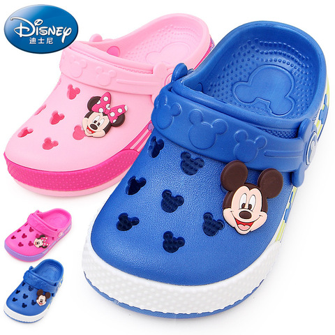 Disney Sandals Children's Hole Shoes Summer Baby Boys Slippers Big Kids Girls Beach Mickey mouse Sandals and Slippers ► Photo 1/5