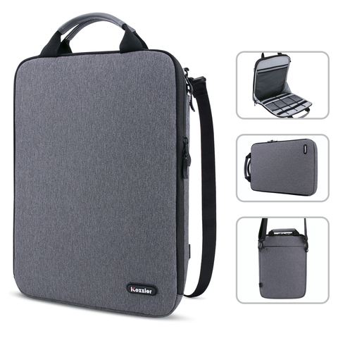 Laptop Shoulder Bag,iCozzier 13.3 Inch Laptop Sleeve Case  Horizontal with Handle Shoulder Strap for 13.3