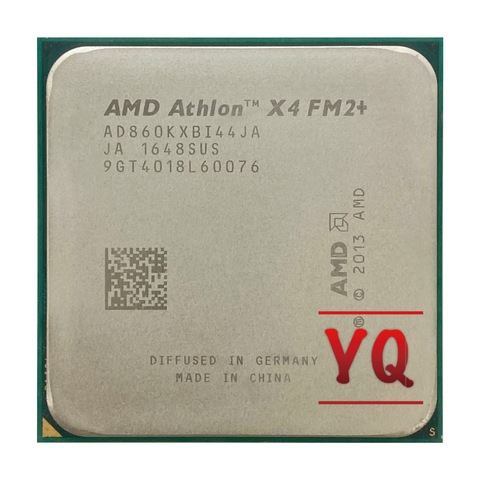 AMD Athlon X4 860K 860 K 3.7 GHz Duad-Core CPU Processor AD860KXBI44JA Socket FM2+ ► Photo 1/1
