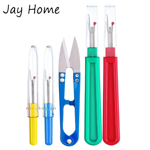 2Pcs Sewing Seam Ripper Thread Seam Remover Stitch Unpicker Thread Cutter Tool with Trimming Scissors DIY Quilting Sewing Tools ► Photo 1/6