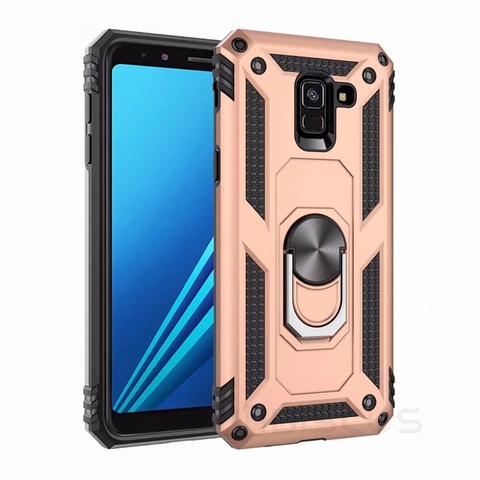 Luxury Armor Soft Shockproof Case For Samsung Galaxy A8 2022 A8 Plus SM-A530F/DS SM-A730F/DS Silicone Bumper Hard PC Cover Ring ► Photo 1/6