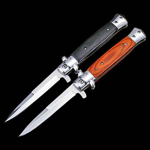 Mengoing Outdoor Survival AKC Multi-function Stiletto Folding Blade Knife with Flip Utility Fishing, Hiking, Diving Knives ► Photo 1/6