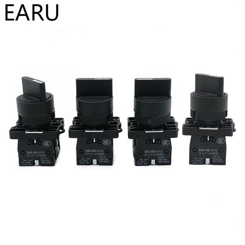 XB2-ED21 XB2-ED25 XB2-ED33 XB2-ED53 2/3 Position 1NO/1NC 1NO/2NO Latching Self-Lock Momentary Selector Rotary Push Button Switch ► Photo 1/6