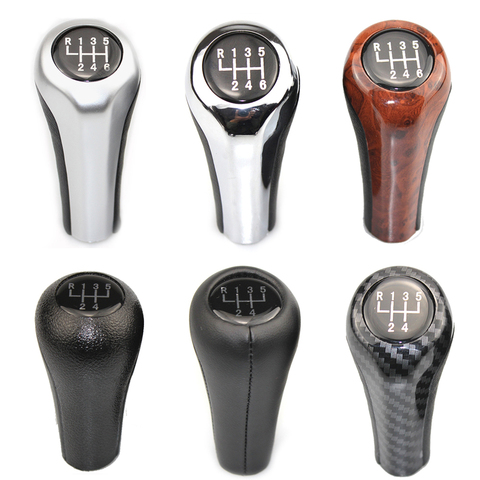 5 6 Speed Gear Shift Knob For BMW 1 3 5 6 Series E30 E32 E34 E36 E38 E39 E46 E53 E60 E63 E83 E84 E87 E90 Shifter Lever Headball ► Photo 1/6