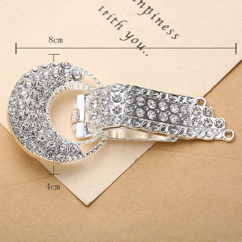 Clear Fur Duck Mouth Buckles Rhinestone Buttons DIY Crafts Buttons ► Photo 1/6