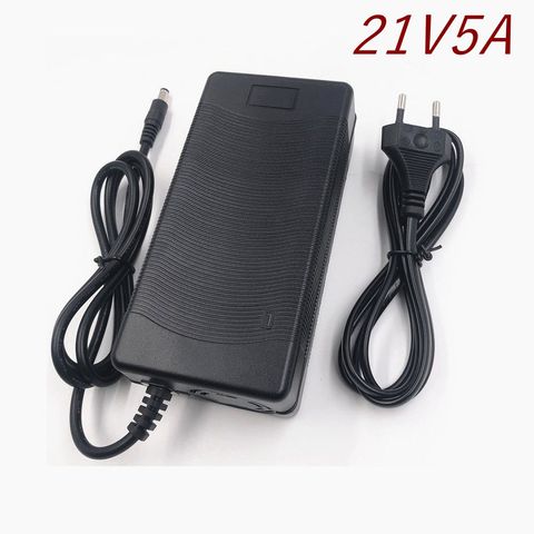 21V 5A lithium battery charger 5 Series 100-240V 21V5A battery charger for lithium battery with LED light shows charge state ► Photo 1/6