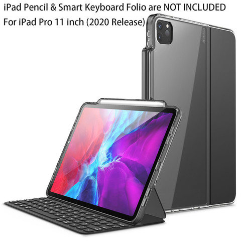 For iPad Pro 11 Case (2022) [ONLY Compatible with Official Smart Keyboard Folio] I-BLASON Halo Hybrid Cover with Pencil Holder ► Photo 1/6