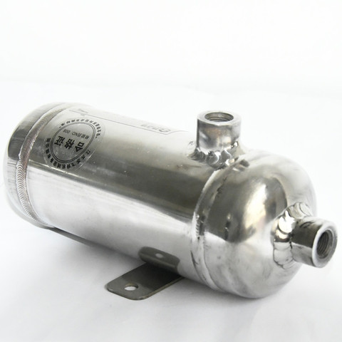 Stainless steel mirror gasholder 304 small gas holder 0.3L vacuum buffer air pressure tank horizontal ► Photo 1/6