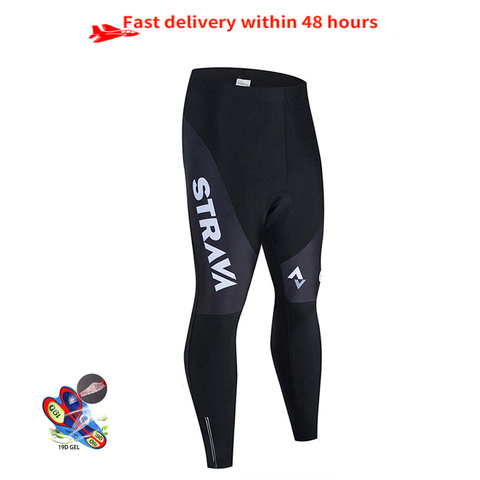 Spring Autumn 2022 STRAVA Pro Cycling Bib Pants MTB Bike Men Outdoor Cycling Trousers 19D Gel pad  Bike Bib Pants Quick dry ► Photo 1/6