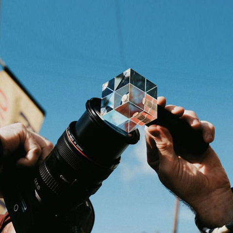 Photograph Crystal Light Crystal Halo Optical Glass Lens 1/4 Screw for Mini Tripod Holding VLOG Magic Ball Light Accessory ► Photo 1/6