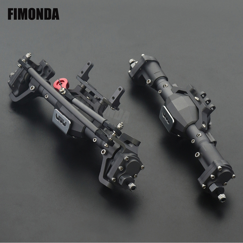 New CNC Machined Aluminum Alloy Front and Rear Portal Axle for 1/10 RC Crawler Car Axial SCX10 I SCX10 II RGT 86100 Redcat GEN8 ► Photo 1/6