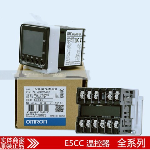 Omron  E5CC-QX2ASM-800 Temperature Controller Original Genuine  New Replace E5CZ-Q2MT High Quality Sensor ► Photo 1/1