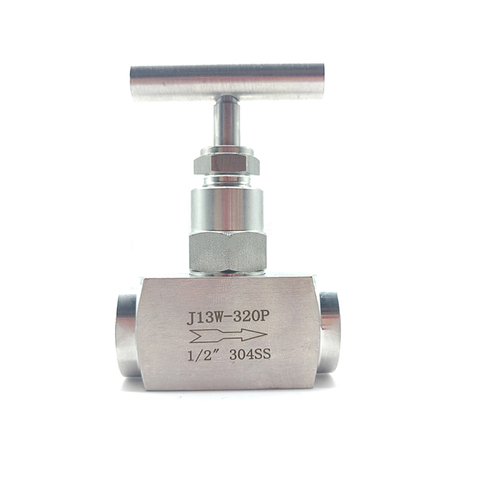 High Temperature Hydraulic Needle Valve 3/8 1/2 3/4 1 BSP Female Shut Off Needle Valve Crane 2300 PSI 304 Stainless Flow Control ► Photo 1/5